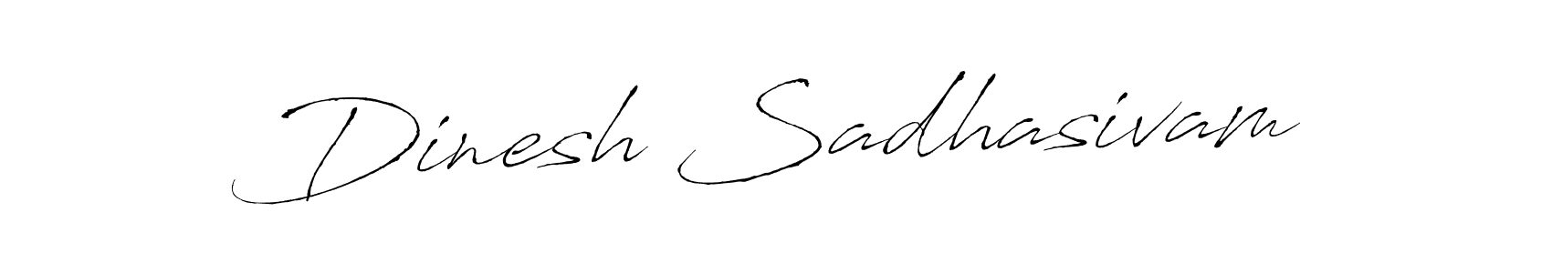 Antro_Vectra is a professional signature style that is perfect for those who want to add a touch of class to their signature. It is also a great choice for those who want to make their signature more unique. Get Dinesh Sadhasivam name to fancy signature for free. Dinesh Sadhasivam signature style 6 images and pictures png