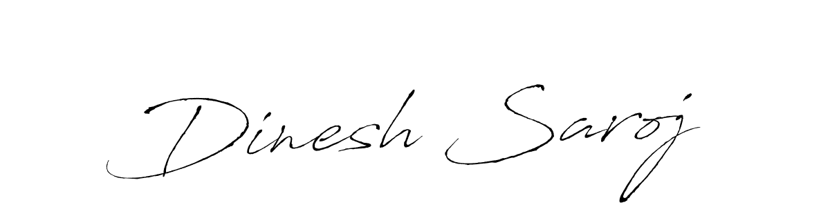 Dinesh Saroj stylish signature style. Best Handwritten Sign (Antro_Vectra) for my name. Handwritten Signature Collection Ideas for my name Dinesh Saroj. Dinesh Saroj signature style 6 images and pictures png