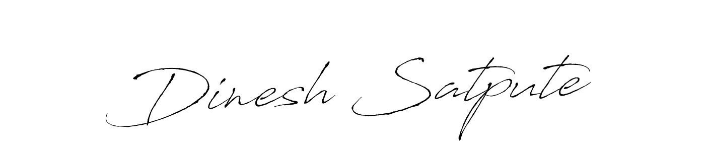 You should practise on your own different ways (Antro_Vectra) to write your name (Dinesh Satpute) in signature. don't let someone else do it for you. Dinesh Satpute signature style 6 images and pictures png