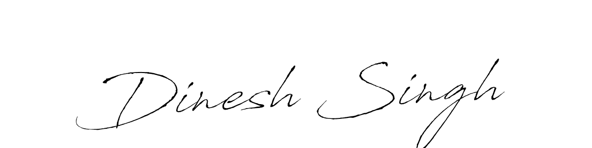 Use a signature maker to create a handwritten signature online. With this signature software, you can design (Antro_Vectra) your own signature for name Dinesh Singh. Dinesh Singh signature style 6 images and pictures png