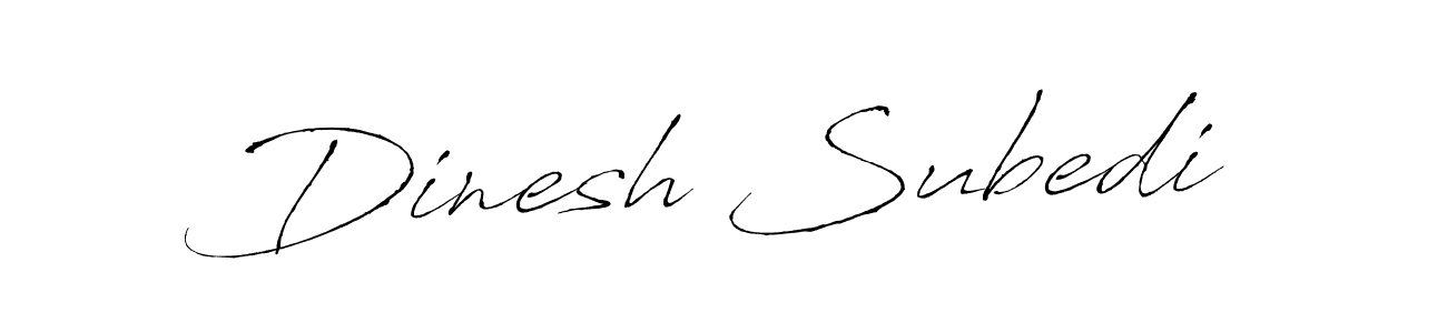 Make a beautiful signature design for name Dinesh Subedi. With this signature (Antro_Vectra) style, you can create a handwritten signature for free. Dinesh Subedi signature style 6 images and pictures png
