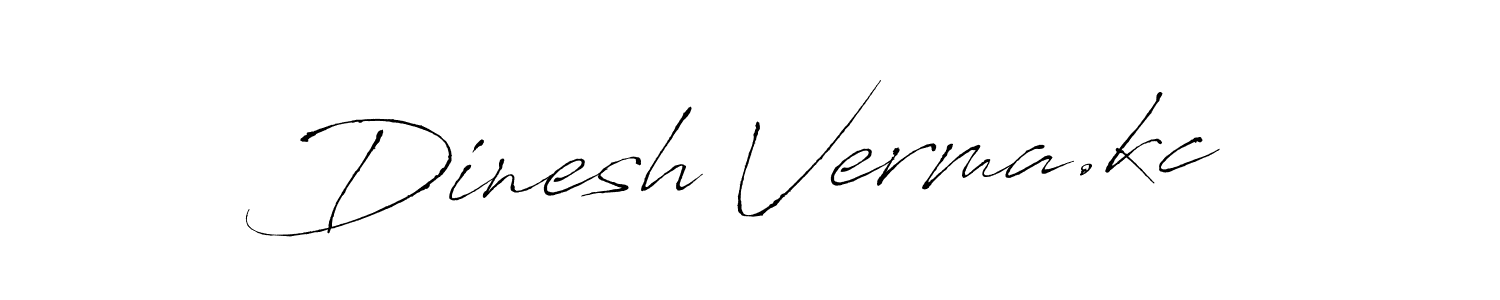 Use a signature maker to create a handwritten signature online. With this signature software, you can design (Antro_Vectra) your own signature for name Dinesh Verma.kc. Dinesh Verma.kc signature style 6 images and pictures png