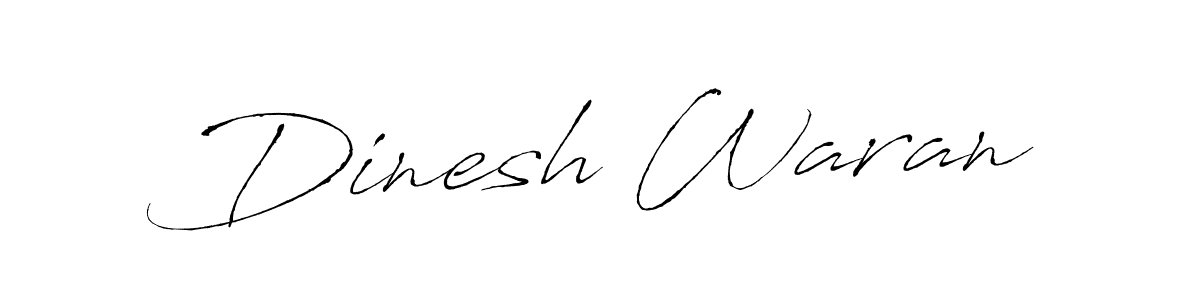 How to make Dinesh Waran signature? Antro_Vectra is a professional autograph style. Create handwritten signature for Dinesh Waran name. Dinesh Waran signature style 6 images and pictures png