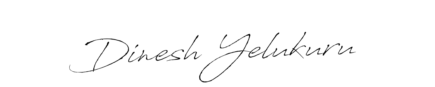 How to make Dinesh Yelukuru signature? Antro_Vectra is a professional autograph style. Create handwritten signature for Dinesh Yelukuru name. Dinesh Yelukuru signature style 6 images and pictures png