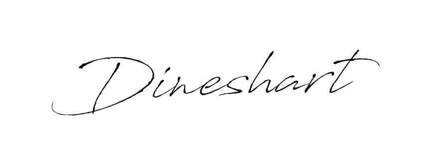 Design your own signature with our free online signature maker. With this signature software, you can create a handwritten (Antro_Vectra) signature for name Dineshart. Dineshart signature style 6 images and pictures png