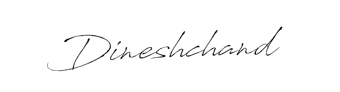 Create a beautiful signature design for name Dineshchand. With this signature (Antro_Vectra) fonts, you can make a handwritten signature for free. Dineshchand signature style 6 images and pictures png