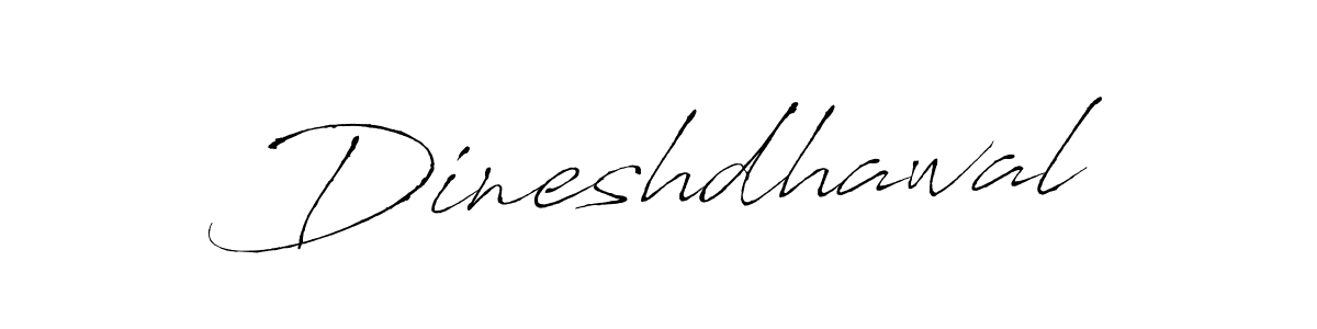 How to make Dineshdhawal signature? Antro_Vectra is a professional autograph style. Create handwritten signature for Dineshdhawal name. Dineshdhawal signature style 6 images and pictures png