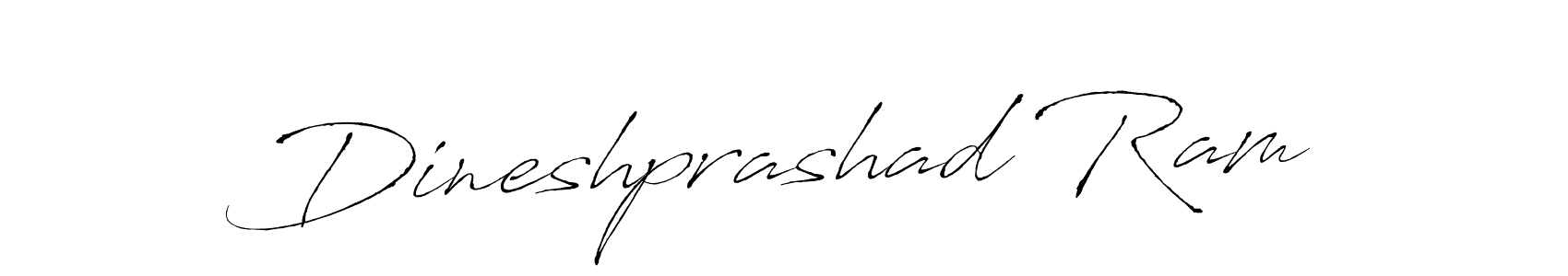 Make a beautiful signature design for name Dineshprashad Ram. With this signature (Antro_Vectra) style, you can create a handwritten signature for free. Dineshprashad Ram signature style 6 images and pictures png