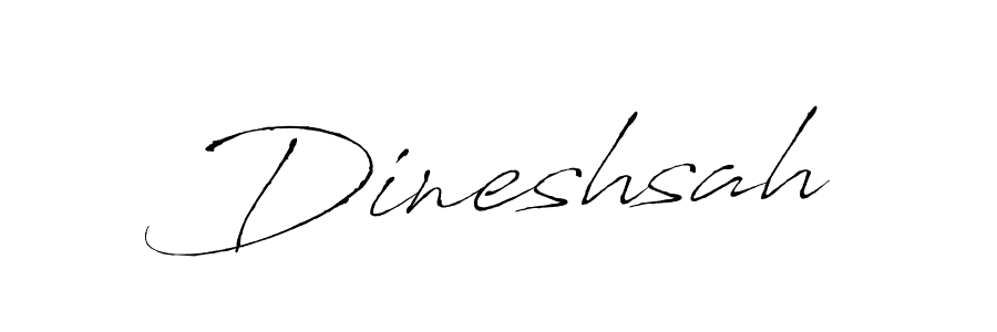 How to make Dineshsah signature? Antro_Vectra is a professional autograph style. Create handwritten signature for Dineshsah name. Dineshsah signature style 6 images and pictures png
