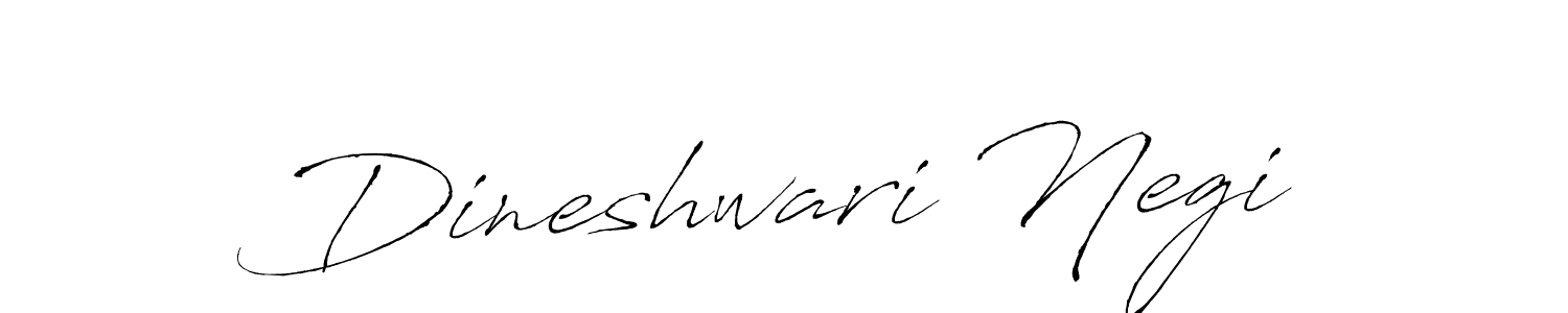 How to make Dineshwari Negi name signature. Use Antro_Vectra style for creating short signs online. This is the latest handwritten sign. Dineshwari Negi signature style 6 images and pictures png