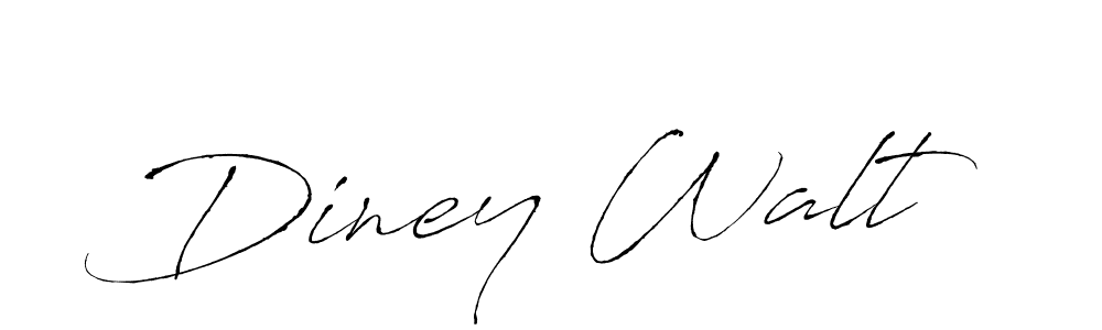 Use a signature maker to create a handwritten signature online. With this signature software, you can design (Antro_Vectra) your own signature for name Diney Walt. Diney Walt signature style 6 images and pictures png