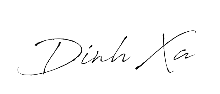 Similarly Antro_Vectra is the best handwritten signature design. Signature creator online .You can use it as an online autograph creator for name Dinh Xa. Dinh Xa signature style 6 images and pictures png