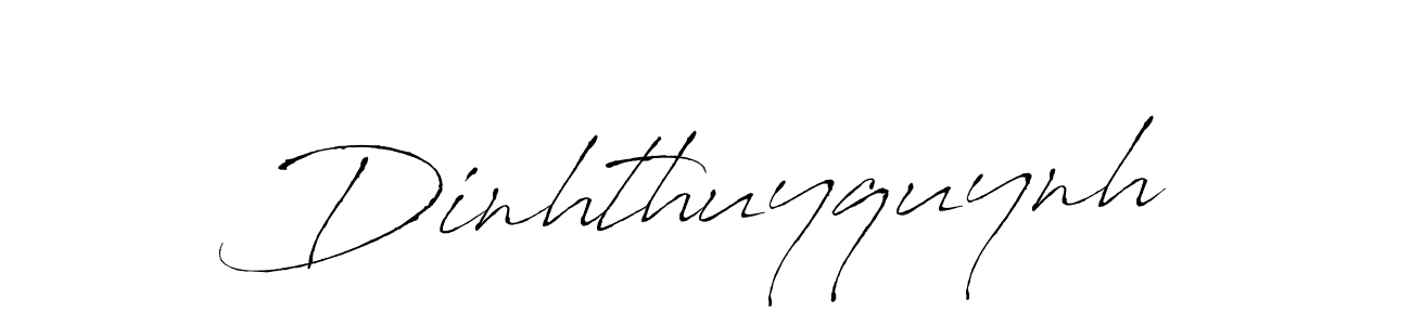 Create a beautiful signature design for name Dinhthuyquynh. With this signature (Antro_Vectra) fonts, you can make a handwritten signature for free. Dinhthuyquynh signature style 6 images and pictures png