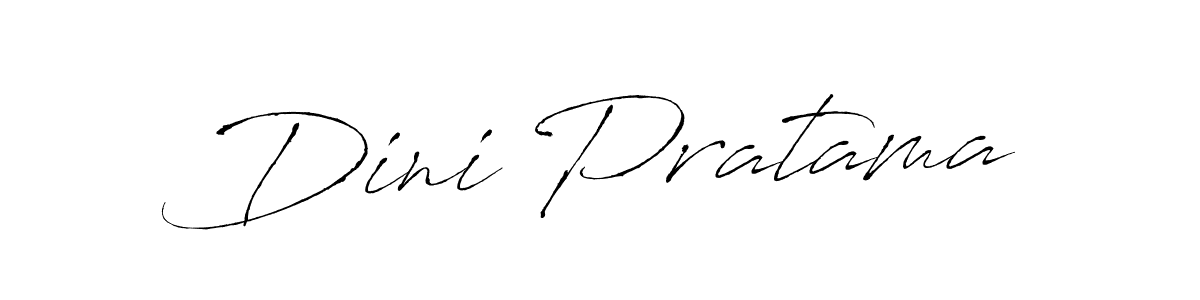 How to make Dini Pratama name signature. Use Antro_Vectra style for creating short signs online. This is the latest handwritten sign. Dini Pratama signature style 6 images and pictures png