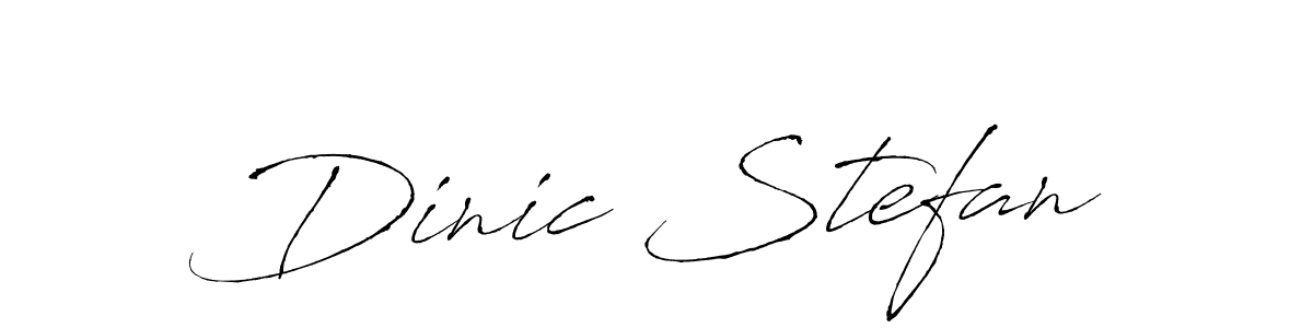 How to make Dinic Stefan name signature. Use Antro_Vectra style for creating short signs online. This is the latest handwritten sign. Dinic Stefan signature style 6 images and pictures png