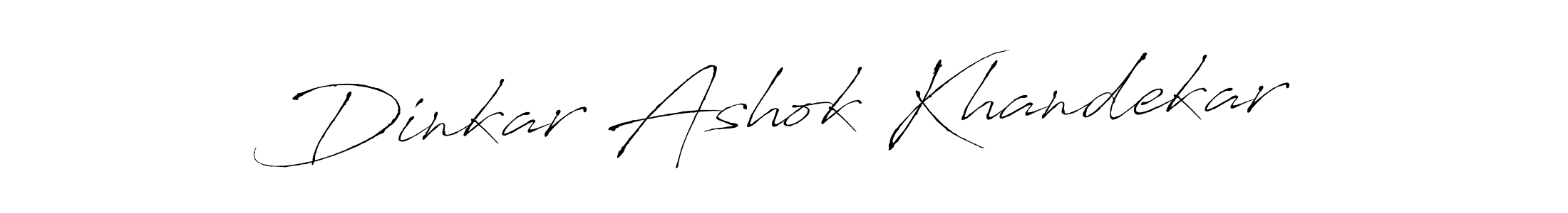 Design your own signature with our free online signature maker. With this signature software, you can create a handwritten (Antro_Vectra) signature for name Dinkar Ashok Khandekar. Dinkar Ashok Khandekar signature style 6 images and pictures png