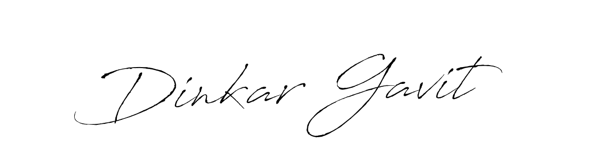 Create a beautiful signature design for name Dinkar Gavit. With this signature (Antro_Vectra) fonts, you can make a handwritten signature for free. Dinkar Gavit signature style 6 images and pictures png