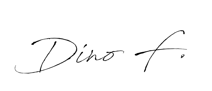 How to make Dino F. signature? Antro_Vectra is a professional autograph style. Create handwritten signature for Dino F. name. Dino F. signature style 6 images and pictures png