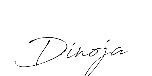 Design your own signature with our free online signature maker. With this signature software, you can create a handwritten (Antro_Vectra) signature for name Dinoja. Dinoja signature style 6 images and pictures png