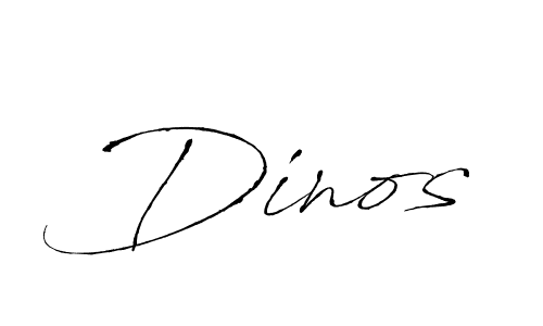 How to make Dinos signature? Antro_Vectra is a professional autograph style. Create handwritten signature for Dinos name. Dinos signature style 6 images and pictures png