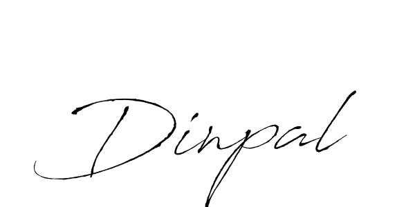 How to make Dinpal signature? Antro_Vectra is a professional autograph style. Create handwritten signature for Dinpal name. Dinpal signature style 6 images and pictures png