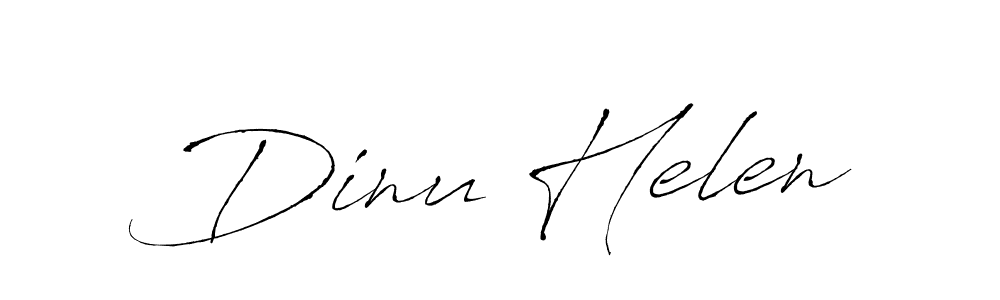 Antro_Vectra is a professional signature style that is perfect for those who want to add a touch of class to their signature. It is also a great choice for those who want to make their signature more unique. Get Dinu Helen name to fancy signature for free. Dinu Helen signature style 6 images and pictures png