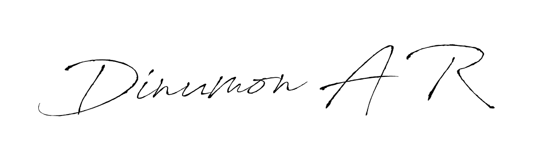 The best way (Antro_Vectra) to make a short signature is to pick only two or three words in your name. The name Dinumon A R include a total of six letters. For converting this name. Dinumon A R signature style 6 images and pictures png