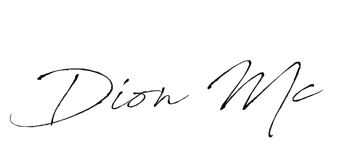 Once you've used our free online signature maker to create your best signature Antro_Vectra style, it's time to enjoy all of the benefits that Dion Mc name signing documents. Dion Mc signature style 6 images and pictures png