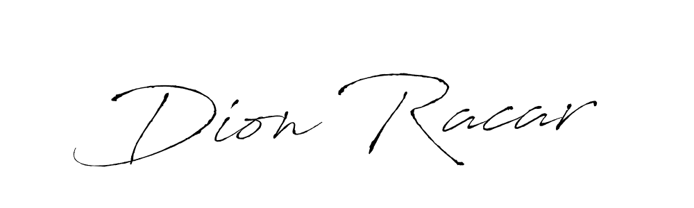 Use a signature maker to create a handwritten signature online. With this signature software, you can design (Antro_Vectra) your own signature for name Dion Racar. Dion Racar signature style 6 images and pictures png