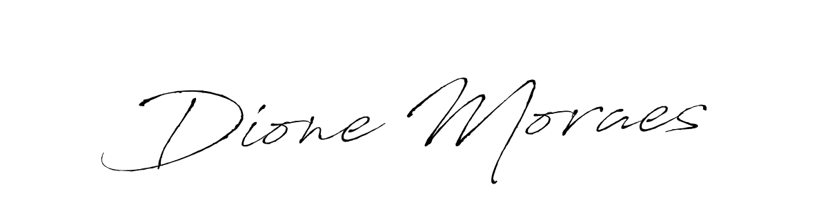 Design your own signature with our free online signature maker. With this signature software, you can create a handwritten (Antro_Vectra) signature for name Dione Moraes. Dione Moraes signature style 6 images and pictures png