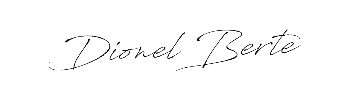 Also You can easily find your signature by using the search form. We will create Dionel Berte name handwritten signature images for you free of cost using Antro_Vectra sign style. Dionel Berte signature style 6 images and pictures png