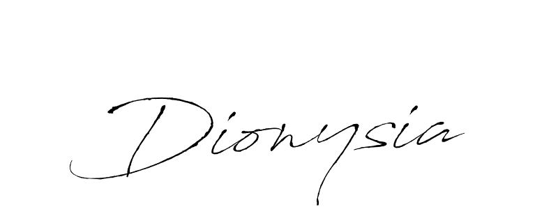 It looks lik you need a new signature style for name Dionysia. Design unique handwritten (Antro_Vectra) signature with our free signature maker in just a few clicks. Dionysia signature style 6 images and pictures png