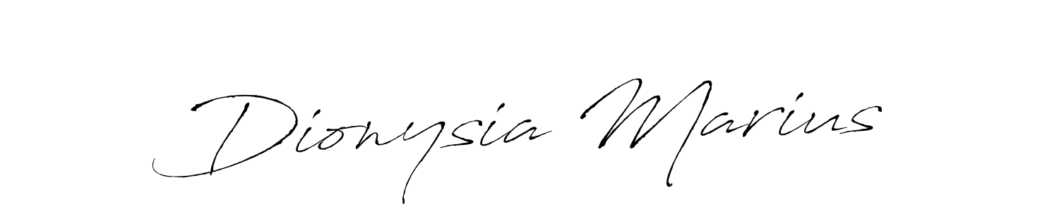 Make a beautiful signature design for name Dionysia Marius. Use this online signature maker to create a handwritten signature for free. Dionysia Marius signature style 6 images and pictures png