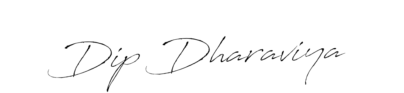 Make a beautiful signature design for name Dip Dharaviya. With this signature (Antro_Vectra) style, you can create a handwritten signature for free. Dip Dharaviya signature style 6 images and pictures png