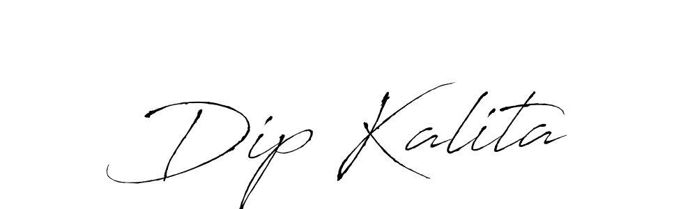 Dip Kalita stylish signature style. Best Handwritten Sign (Antro_Vectra) for my name. Handwritten Signature Collection Ideas for my name Dip Kalita. Dip Kalita signature style 6 images and pictures png