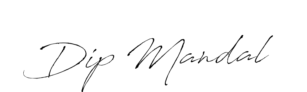 Also we have Dip Mandal name is the best signature style. Create professional handwritten signature collection using Antro_Vectra autograph style. Dip Mandal signature style 6 images and pictures png