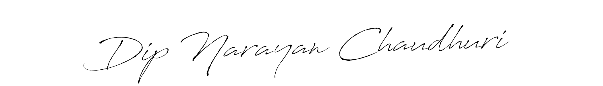 Design your own signature with our free online signature maker. With this signature software, you can create a handwritten (Antro_Vectra) signature for name Dip Narayan Chaudhuri. Dip Narayan Chaudhuri signature style 6 images and pictures png