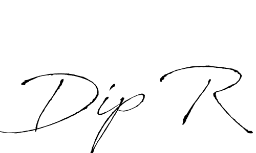 Make a beautiful signature design for name Dip R. With this signature (Antro_Vectra) style, you can create a handwritten signature for free. Dip R signature style 6 images and pictures png