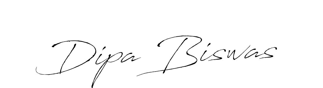 Create a beautiful signature design for name Dipa Biswas. With this signature (Antro_Vectra) fonts, you can make a handwritten signature for free. Dipa Biswas signature style 6 images and pictures png
