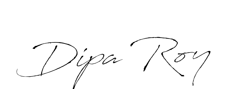 Design your own signature with our free online signature maker. With this signature software, you can create a handwritten (Antro_Vectra) signature for name Dipa Roy. Dipa Roy signature style 6 images and pictures png