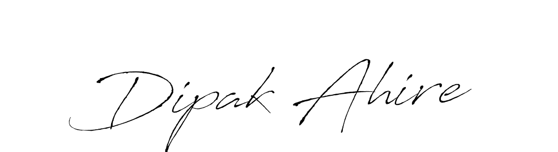 How to make Dipak Ahire signature? Antro_Vectra is a professional autograph style. Create handwritten signature for Dipak Ahire name. Dipak Ahire signature style 6 images and pictures png