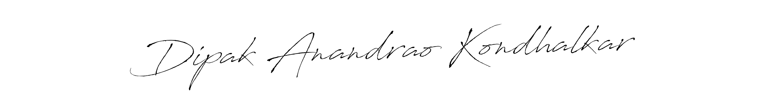 Use a signature maker to create a handwritten signature online. With this signature software, you can design (Antro_Vectra) your own signature for name Dipak Anandrao Kondhalkar. Dipak Anandrao Kondhalkar signature style 6 images and pictures png