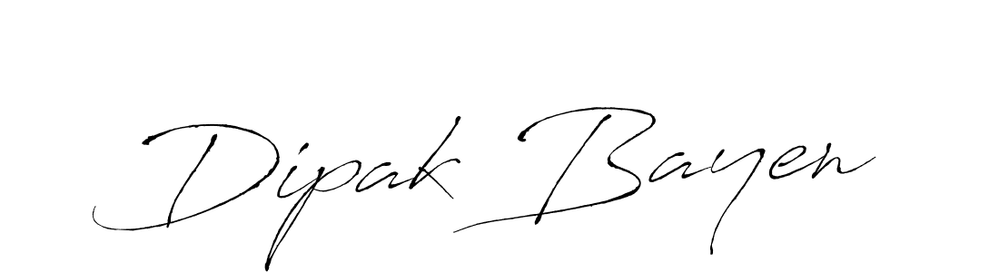 The best way (Antro_Vectra) to make a short signature is to pick only two or three words in your name. The name Dipak Bayen include a total of six letters. For converting this name. Dipak Bayen signature style 6 images and pictures png