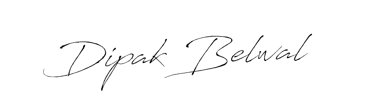 Dipak Belwal stylish signature style. Best Handwritten Sign (Antro_Vectra) for my name. Handwritten Signature Collection Ideas for my name Dipak Belwal. Dipak Belwal signature style 6 images and pictures png