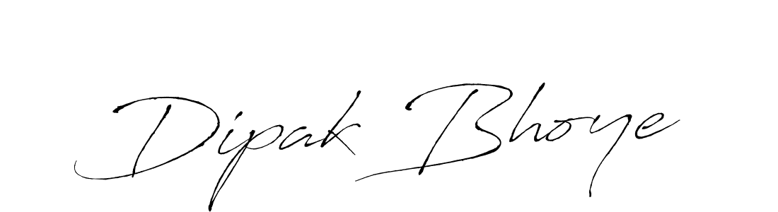 How to make Dipak Bhoye name signature. Use Antro_Vectra style for creating short signs online. This is the latest handwritten sign. Dipak Bhoye signature style 6 images and pictures png