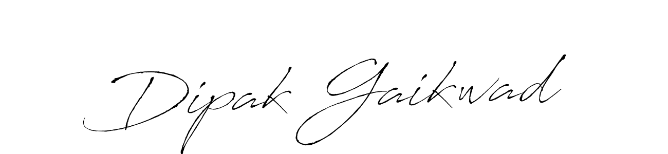 Dipak Gaikwad stylish signature style. Best Handwritten Sign (Antro_Vectra) for my name. Handwritten Signature Collection Ideas for my name Dipak Gaikwad. Dipak Gaikwad signature style 6 images and pictures png