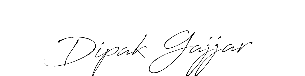 How to make Dipak Gajjar signature? Antro_Vectra is a professional autograph style. Create handwritten signature for Dipak Gajjar name. Dipak Gajjar signature style 6 images and pictures png