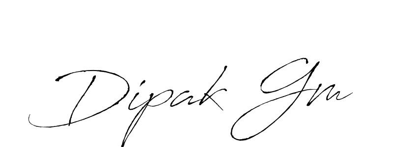 Use a signature maker to create a handwritten signature online. With this signature software, you can design (Antro_Vectra) your own signature for name Dipak Gm. Dipak Gm signature style 6 images and pictures png