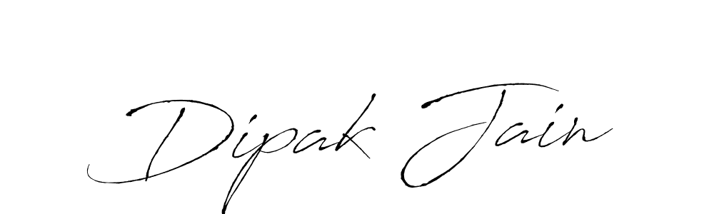 Dipak Jain stylish signature style. Best Handwritten Sign (Antro_Vectra) for my name. Handwritten Signature Collection Ideas for my name Dipak Jain. Dipak Jain signature style 6 images and pictures png