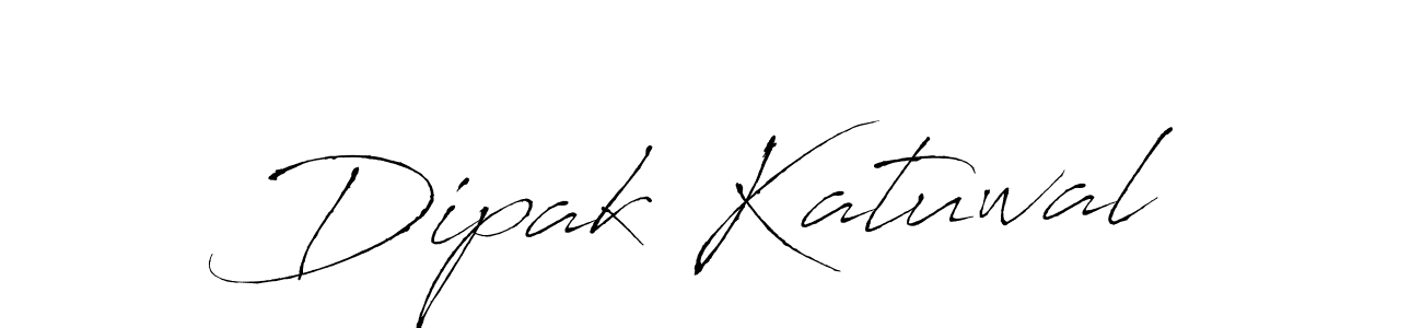 Dipak Katuwal stylish signature style. Best Handwritten Sign (Antro_Vectra) for my name. Handwritten Signature Collection Ideas for my name Dipak Katuwal. Dipak Katuwal signature style 6 images and pictures png